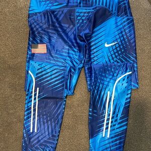 Nike Dri Fit Team USA Running Leggings